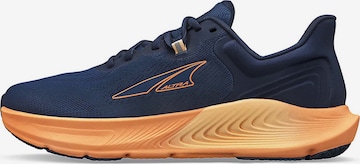 Chaussure de course Altra en bleu : devant