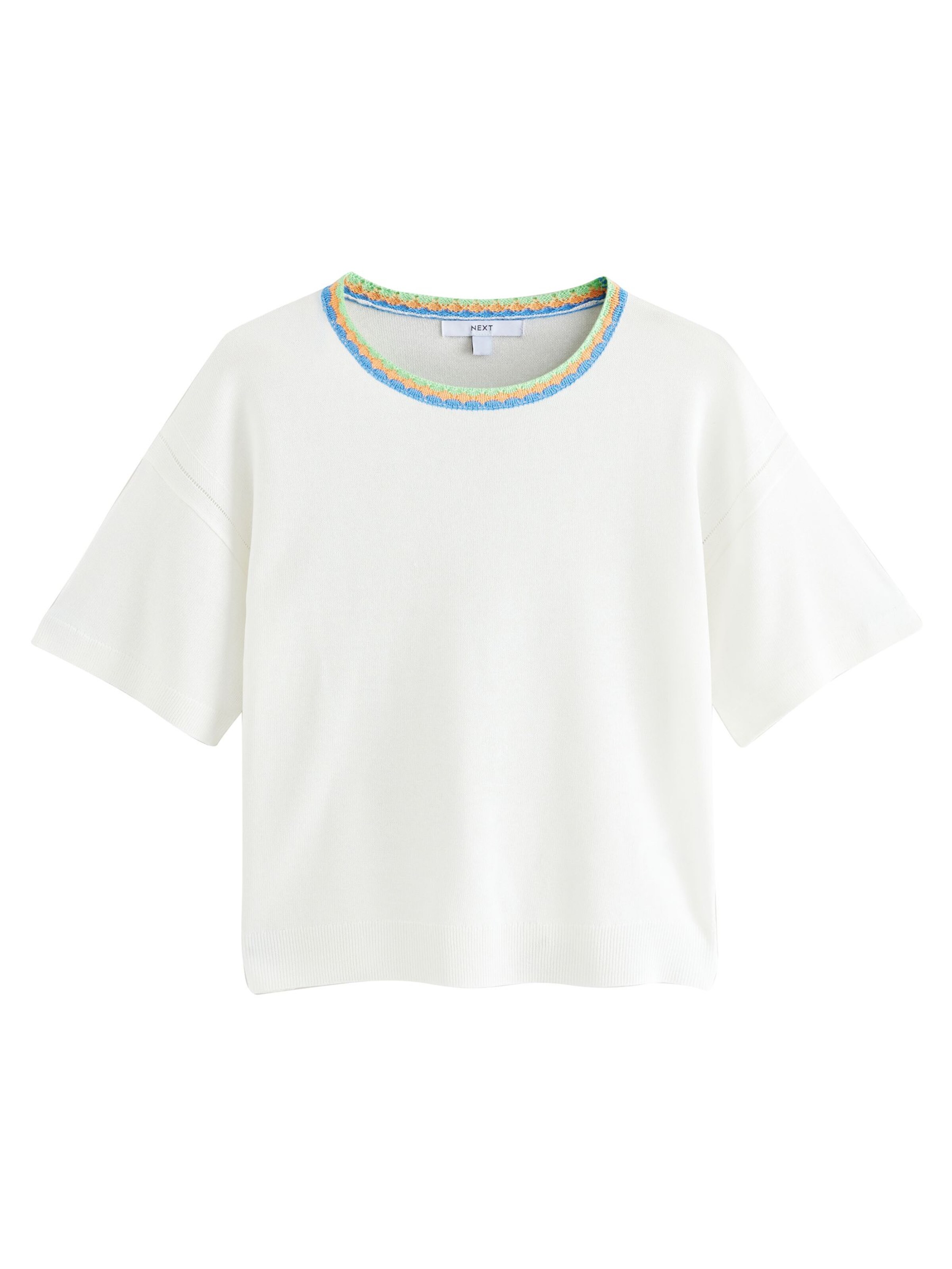 Pull-over Next en blanc : devant