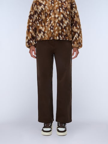regular Pantaloni chino 'Halide' di NAPAPIJRI in marrone: frontale
