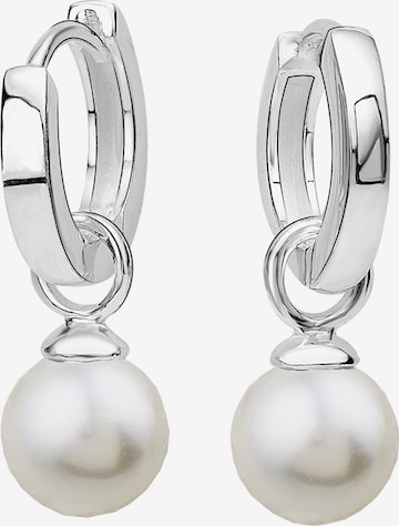 Lucardi Earrings in Silver: front