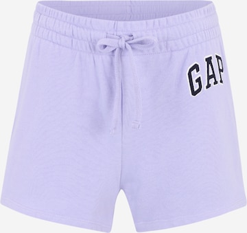 Gap Petite - Regular Calças 'HERITAGE' em roxo: frente