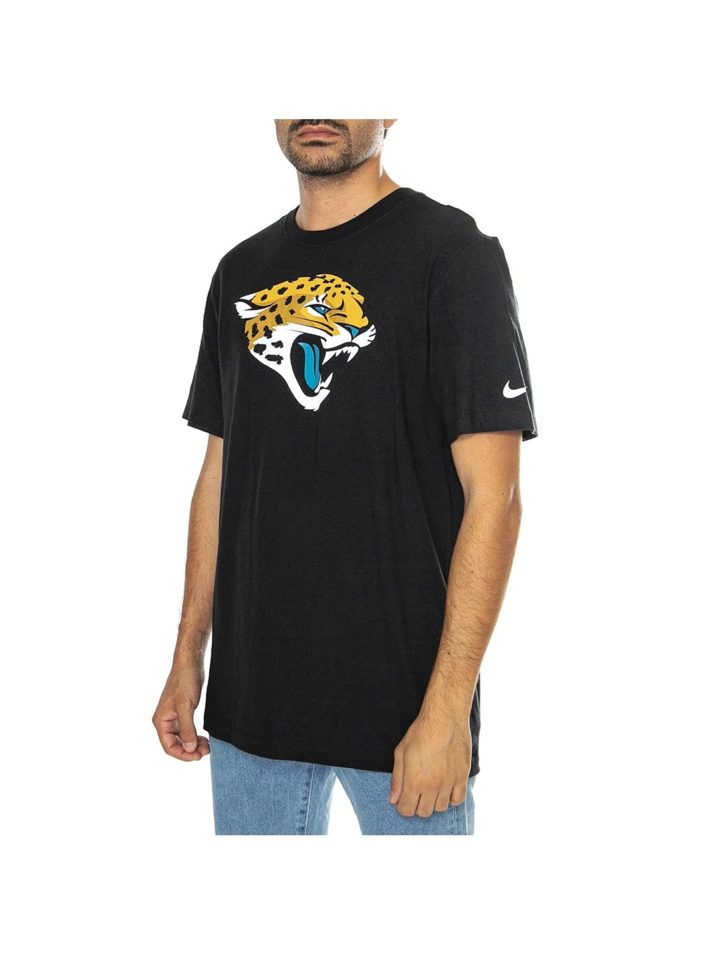 NIKE Bluser & t-shirts 'SS Essential Jackson Jaguars Black' i sort: forside
