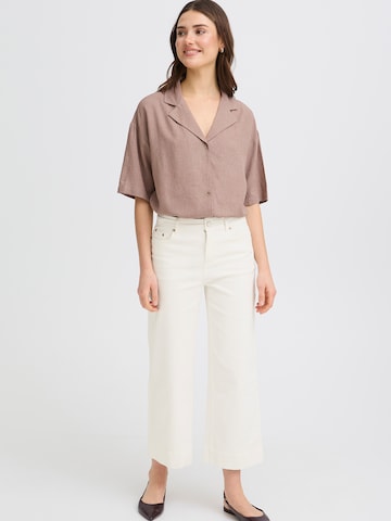 Fransa Wide leg Τζιν 'FRCHICAGO HANNA' σε λευκό