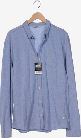 JACK & JONES Button Up Shirt in XXL in Blue: front