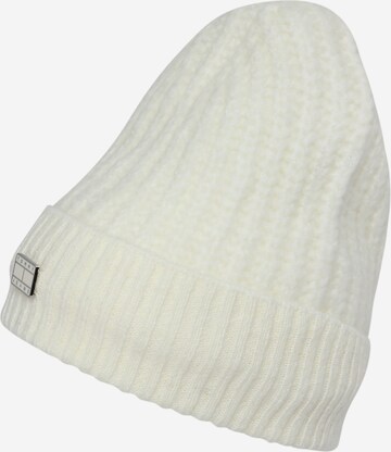 Bonnet Tommy Jeans en blanc : devant