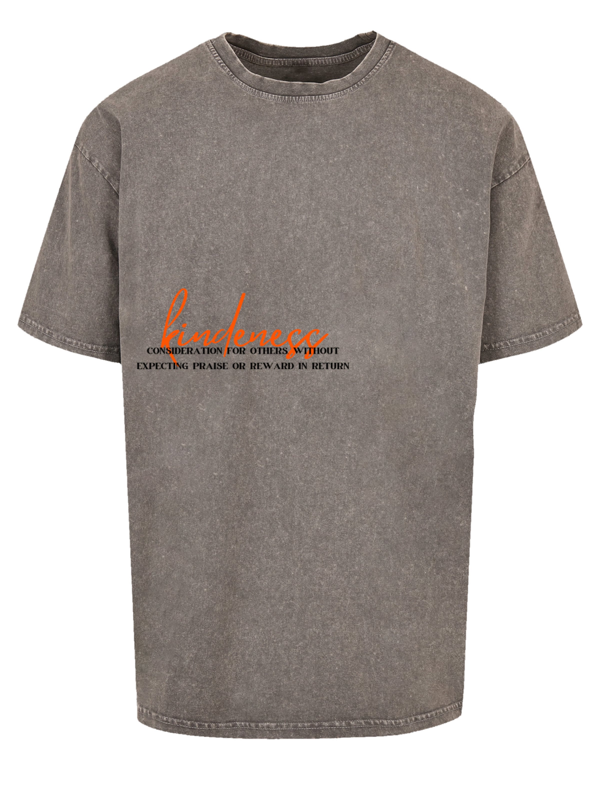 F4NT4STIC Shirt in Grijs: voorkant