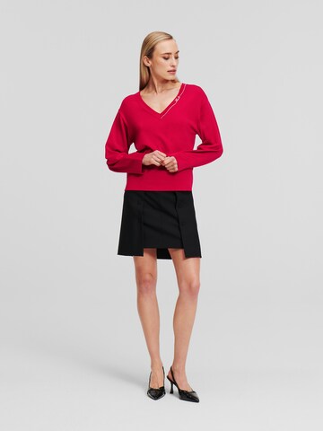 Pull-over Karl Lagerfeld en rouge