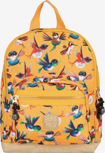 Pick & Pack Rucksack 'Birds' in mischfarben, Produktansicht