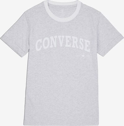 CONVERSE Shirt in graumeliert / weiß, Produktansicht