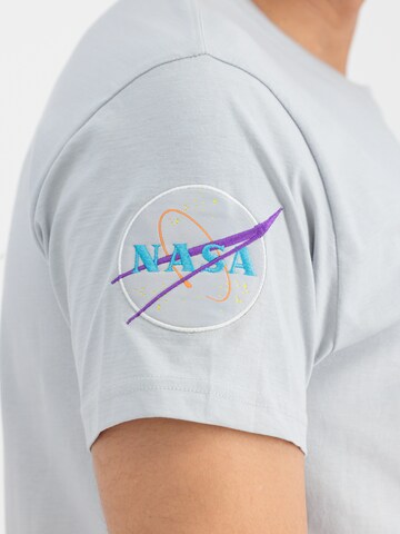 ALPHA INDUSTRIES Shirt 'Dark Side' in Grey
