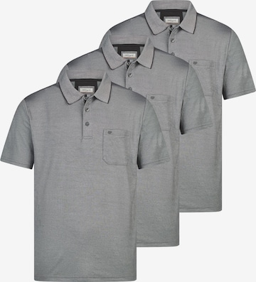 redmond Shirt 'Basic' in Grau: Vorderseite