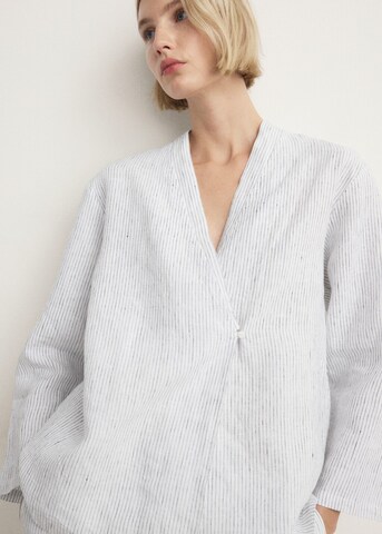 MANGO Schlafshirt 'Geraldin' in Weiß