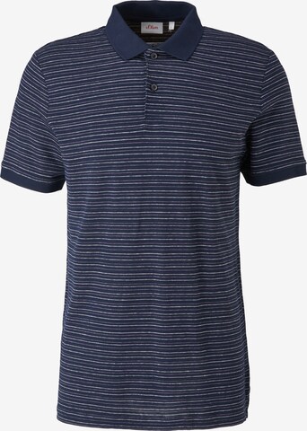 s.Oliver Shirt in Blauw: voorkant