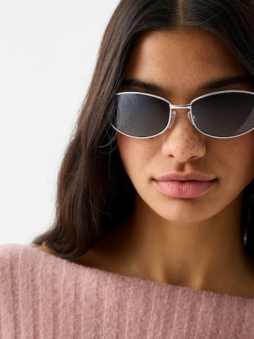 Bershka Sonnenbrille in Silber