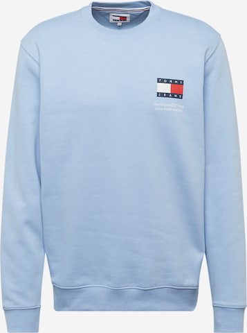 Tommy Jeans Sweatshirt 'Essential' i blå: forside