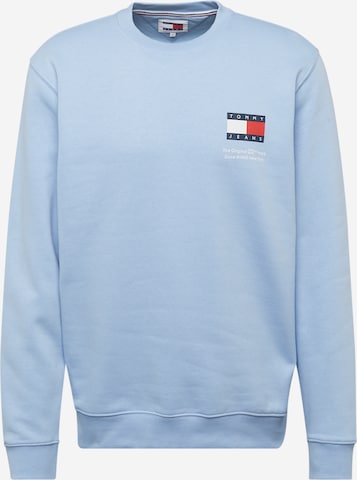 Sweat-shirt 'Essential' Tommy Jeans en bleu : devant