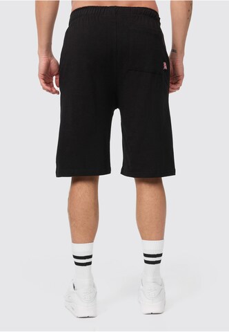 LONSDALE Regular Trousers 'Jam' in Black