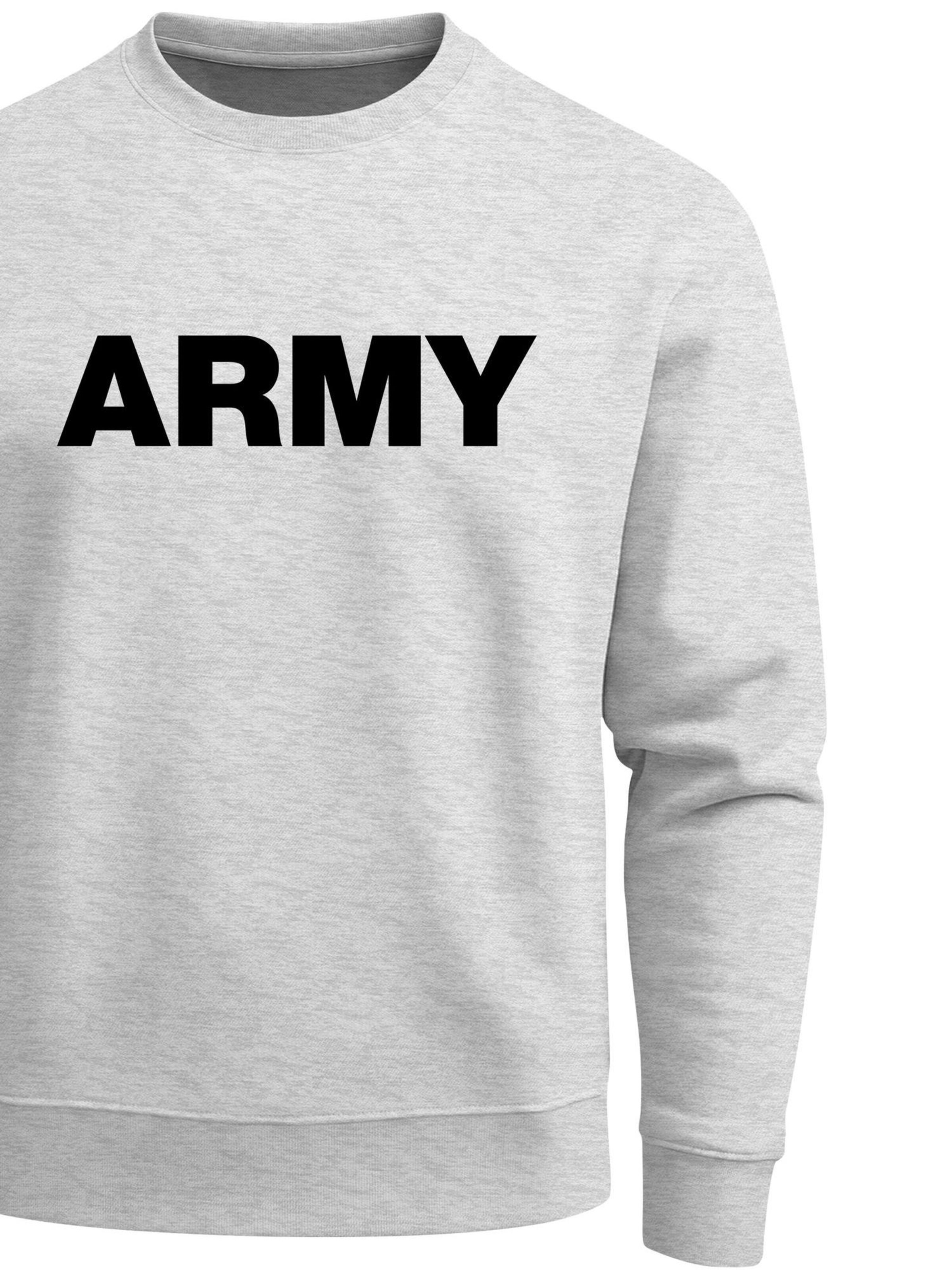 Neverless Sweatshirt 'Army'‌‌‌‌ in Grau