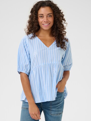 Camicia da donna 'CUBaloo' di CULTURE in blu: frontale