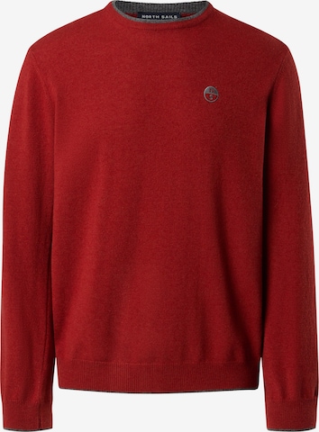 Pull-over North Sails en rouge : devant