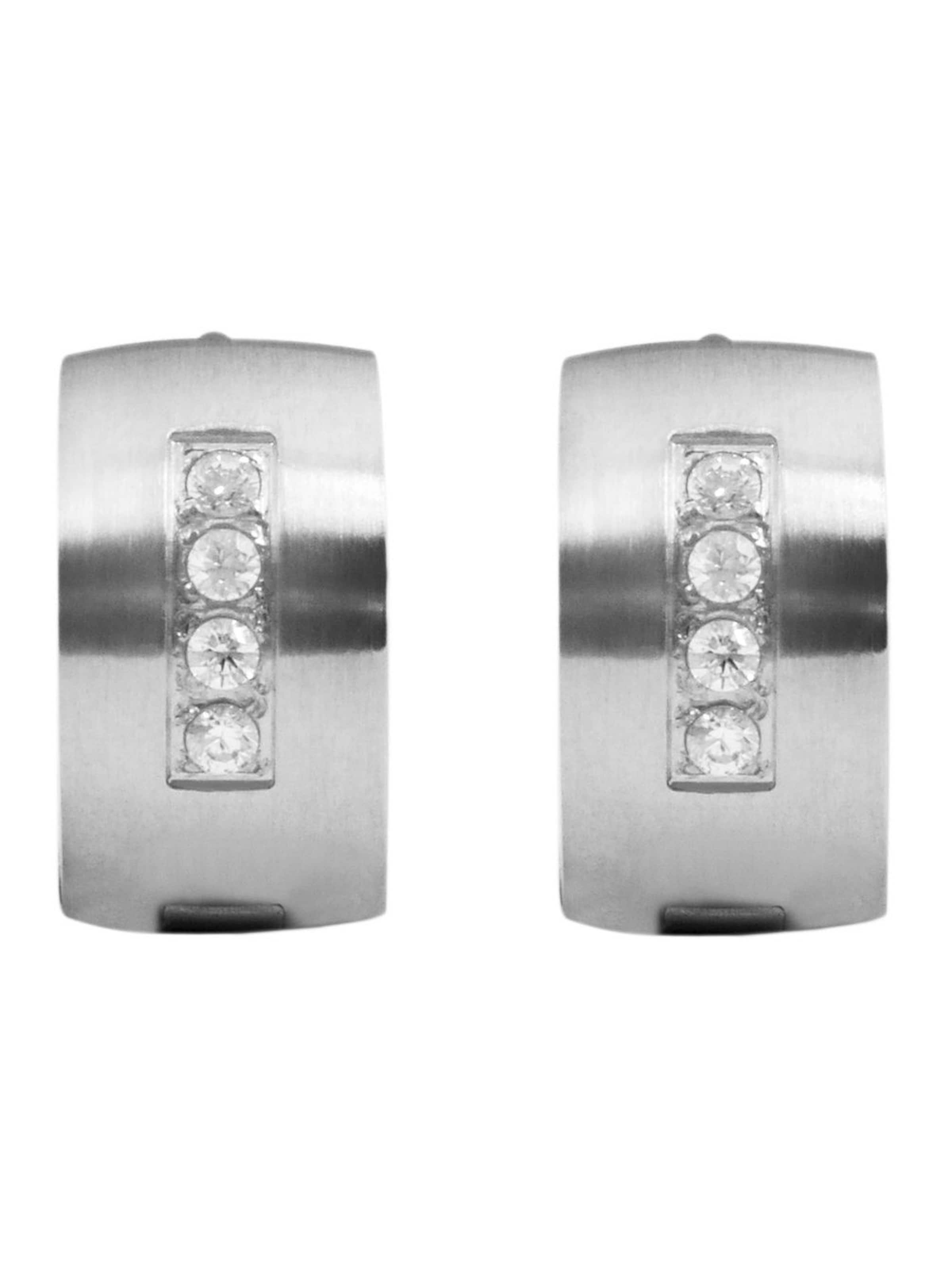 Akzent Earrings 'Fermena, silberfarbig, langlebig' in Silver: front