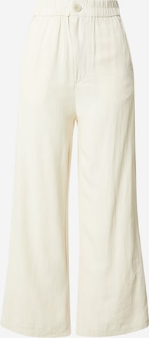 ZABAIONE Wide leg Broek in Beige: voorkant