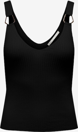 ONLY Tops en tricot en noir, Vue avec produit