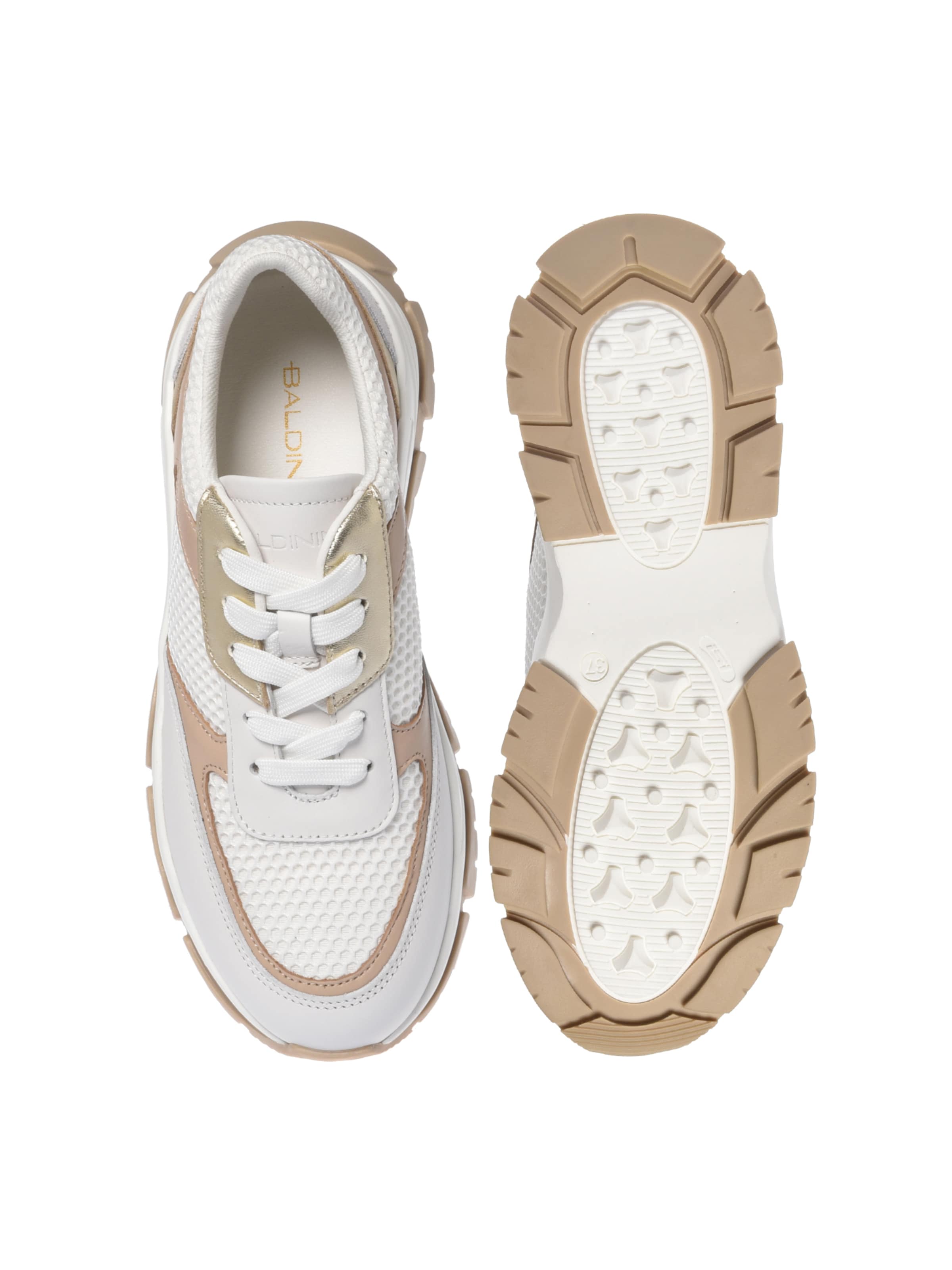 BALDININI Platform trainers in White