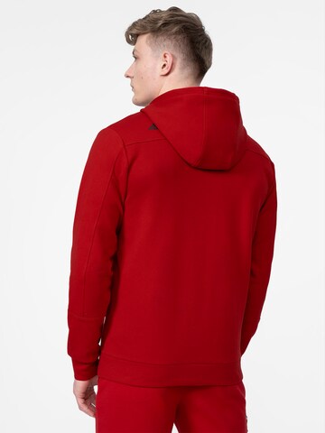 4F Sportsweatjacke in Rot