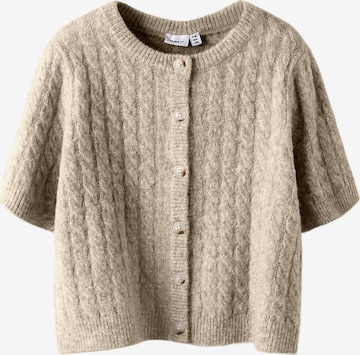 NAME IT - Cárdigan 'NMFNALISA' en beige: frente