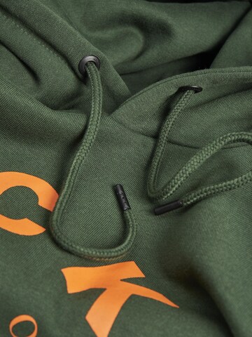 JACK & JONES Sweatshirt 'WARRIOR' in Grün