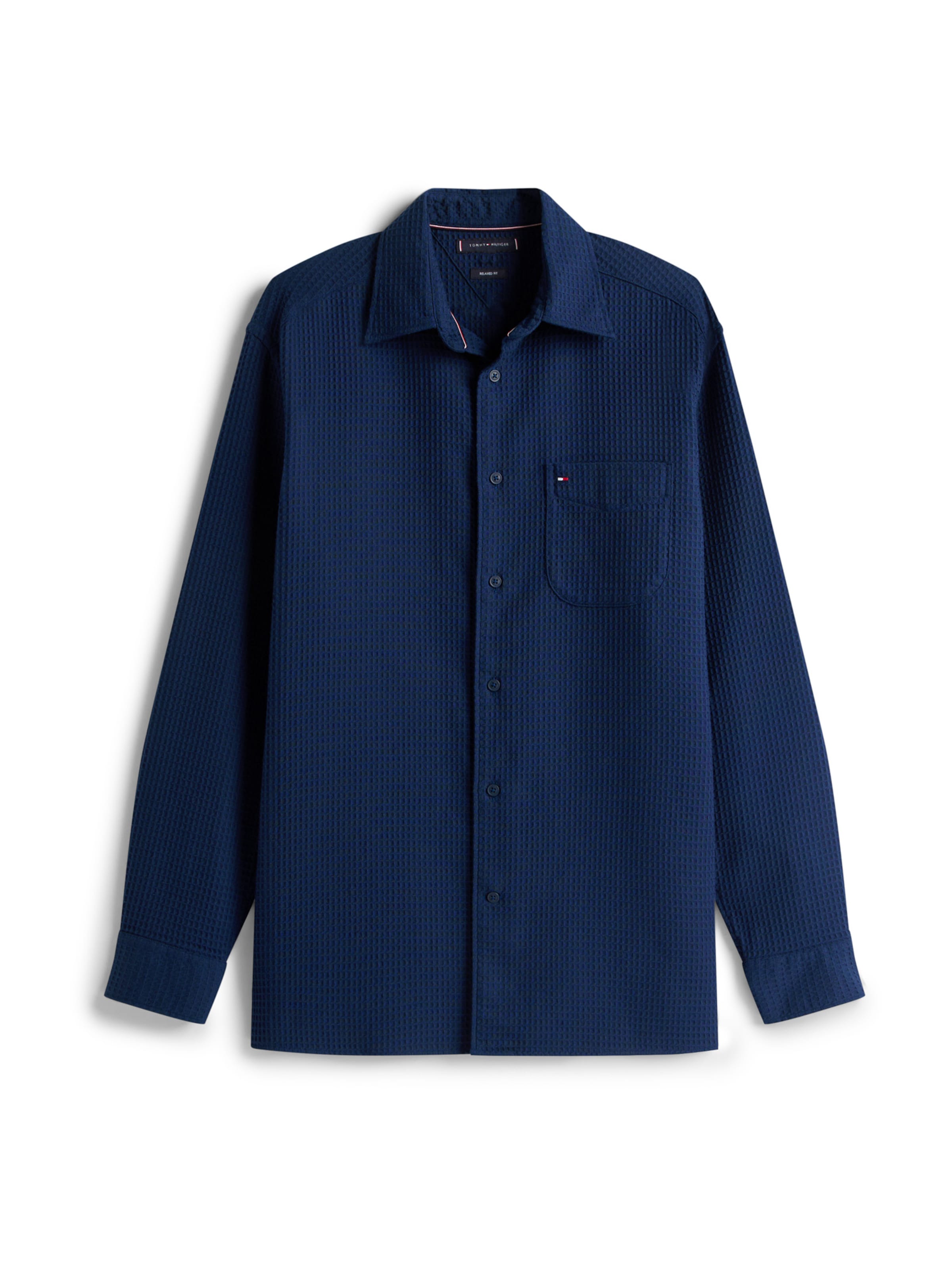 Coupe regular Chemise TOMMY HILFIGER en bleu : devant