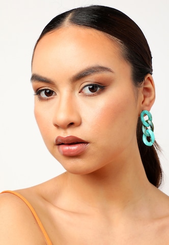 Boucles d'oreilles ' Abilene ' SOHI en bleu