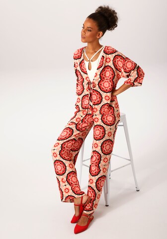 Aniston CASUAL Kimono in Red