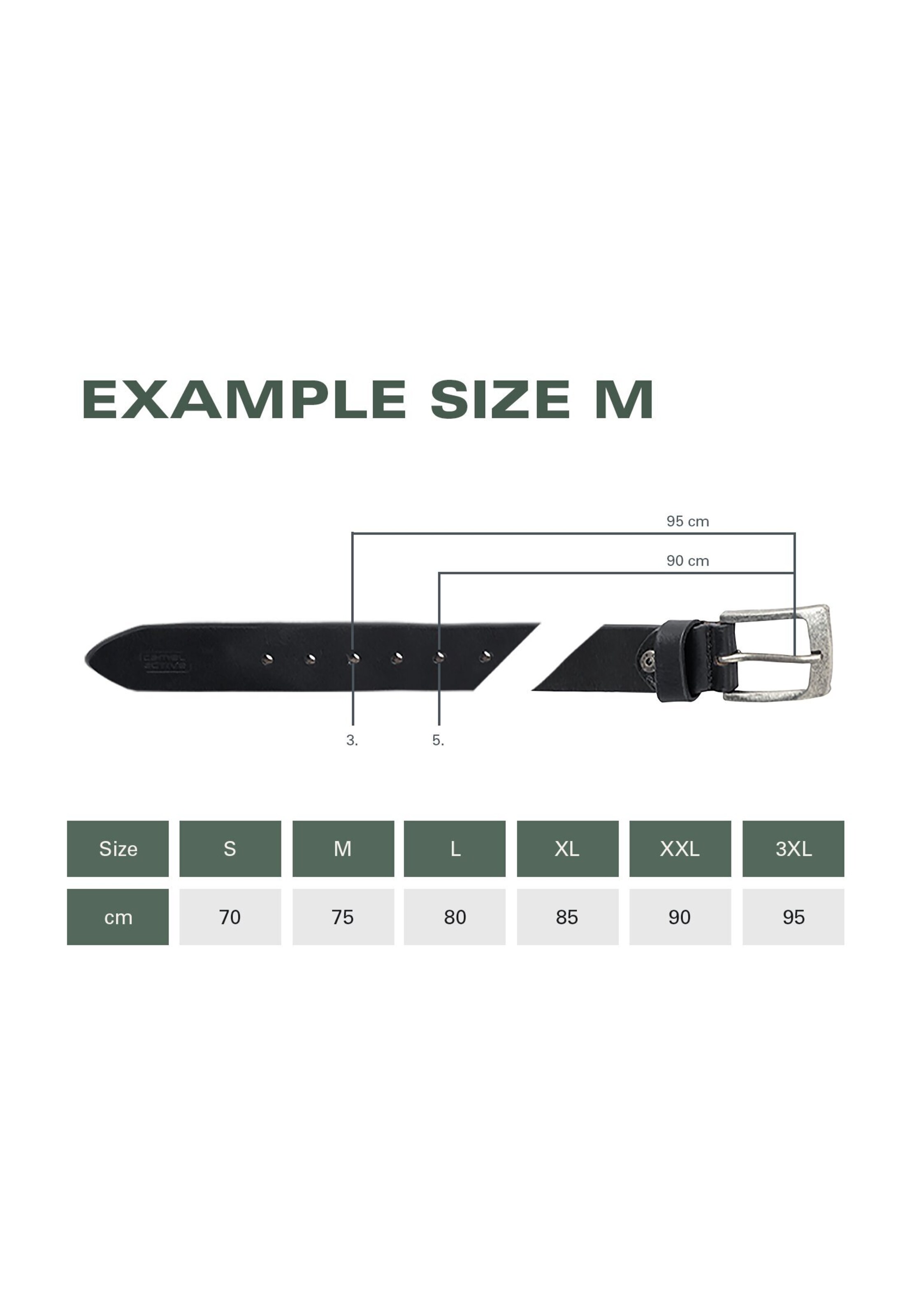 CAMEL ACTIVE Gürtel in Schwarz