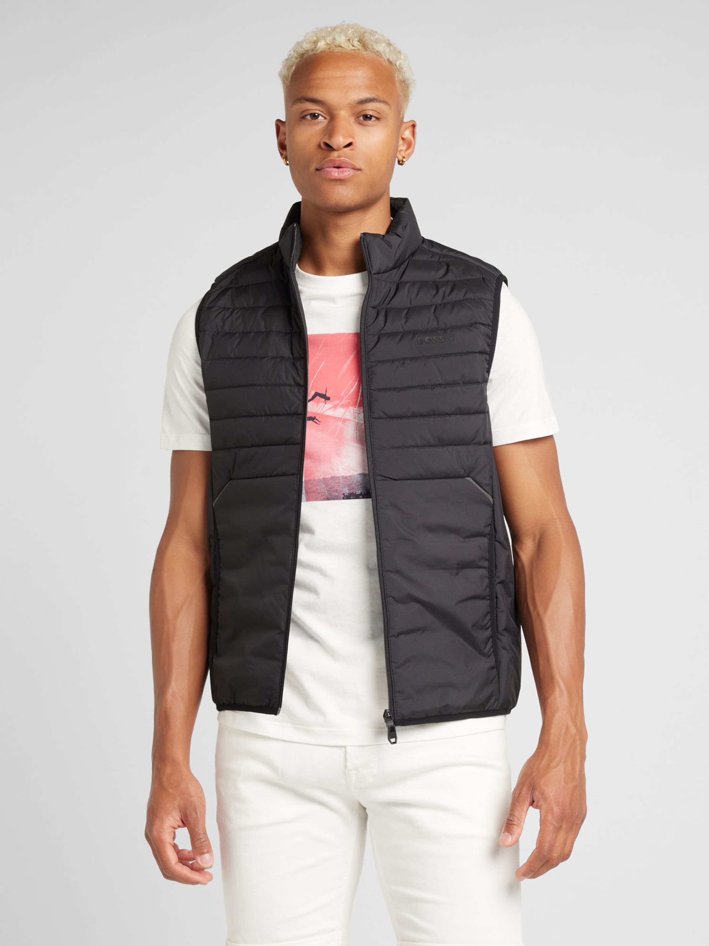 BOSS Vest 'Thor 2' in Black | ABOUT YOU