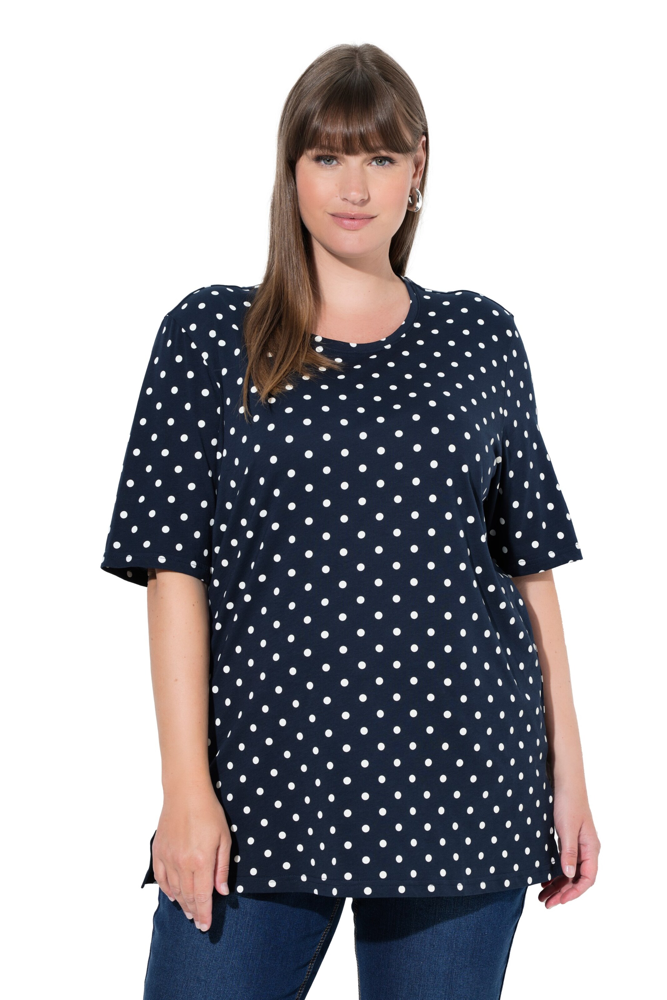 Ulla Popken Shirt in Blau: Vorderseite