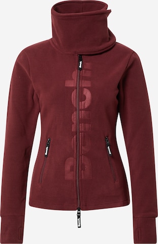 BENCH Fleece Jacket in Red: front