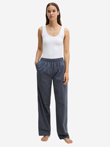 Marc O'Polo Pyjamabroek ' Classic ' in Blauw: voorkant