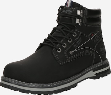 Dockers by Gerli Боти с връзки в черно: отпред