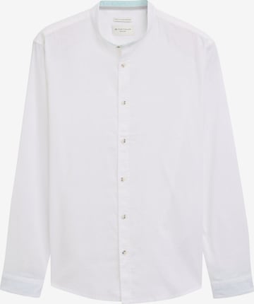 Coupe regular Chemise TOM TAILOR en blanc : devant