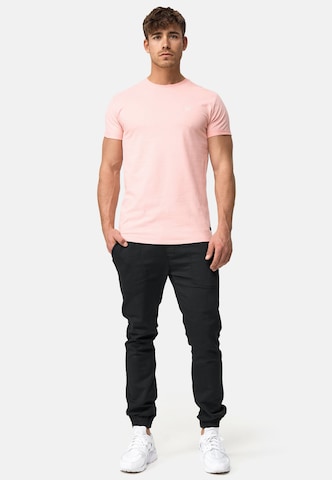 T-Shirt ' Kloge ' INDICODE JEANS en rose