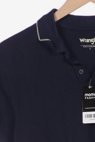 WRANGLER Poloshirt L in Blau