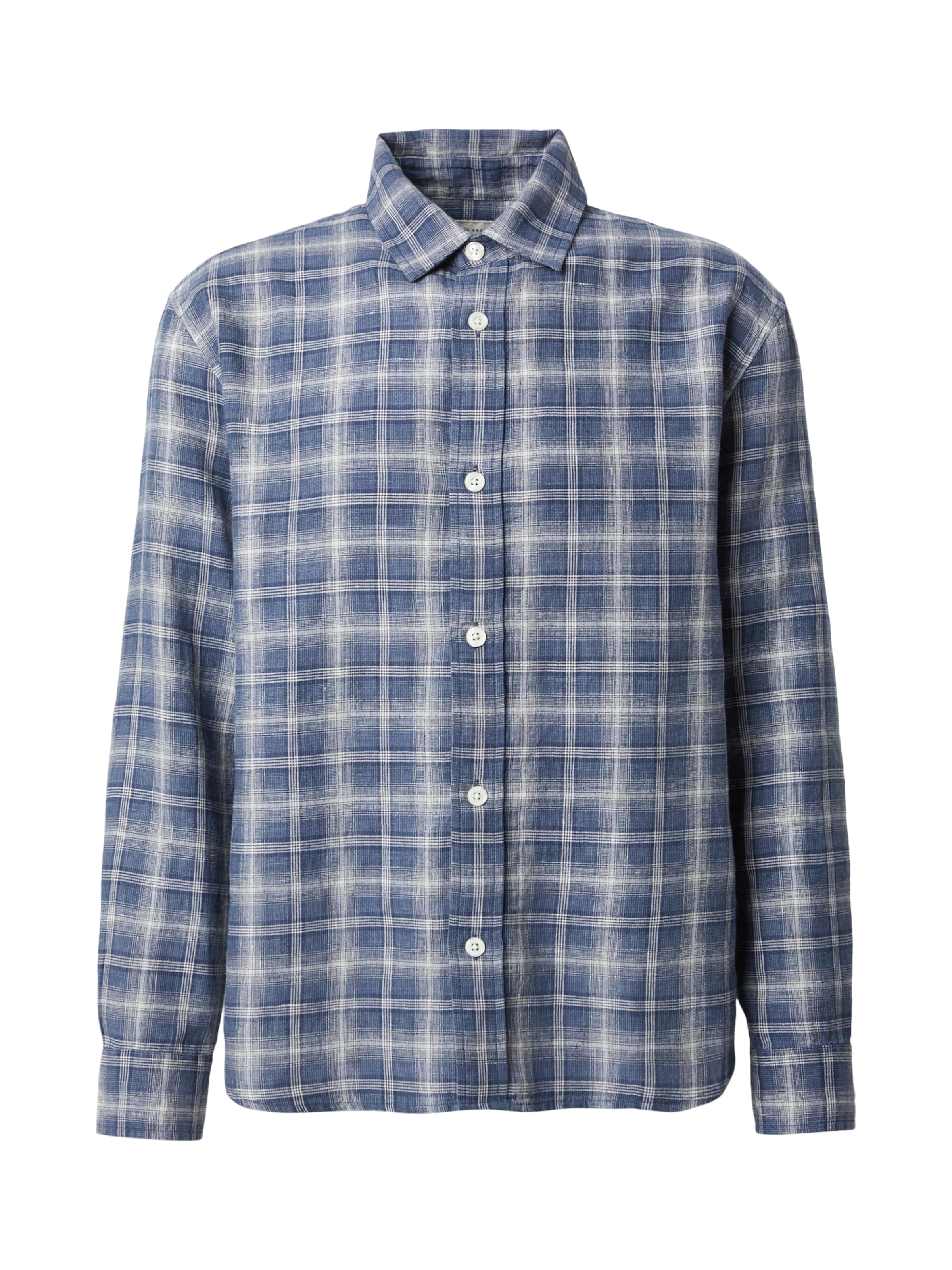 Abercrombie & Fitch Comfort Fit Πουκάμισο σε μπλε: μπροστά