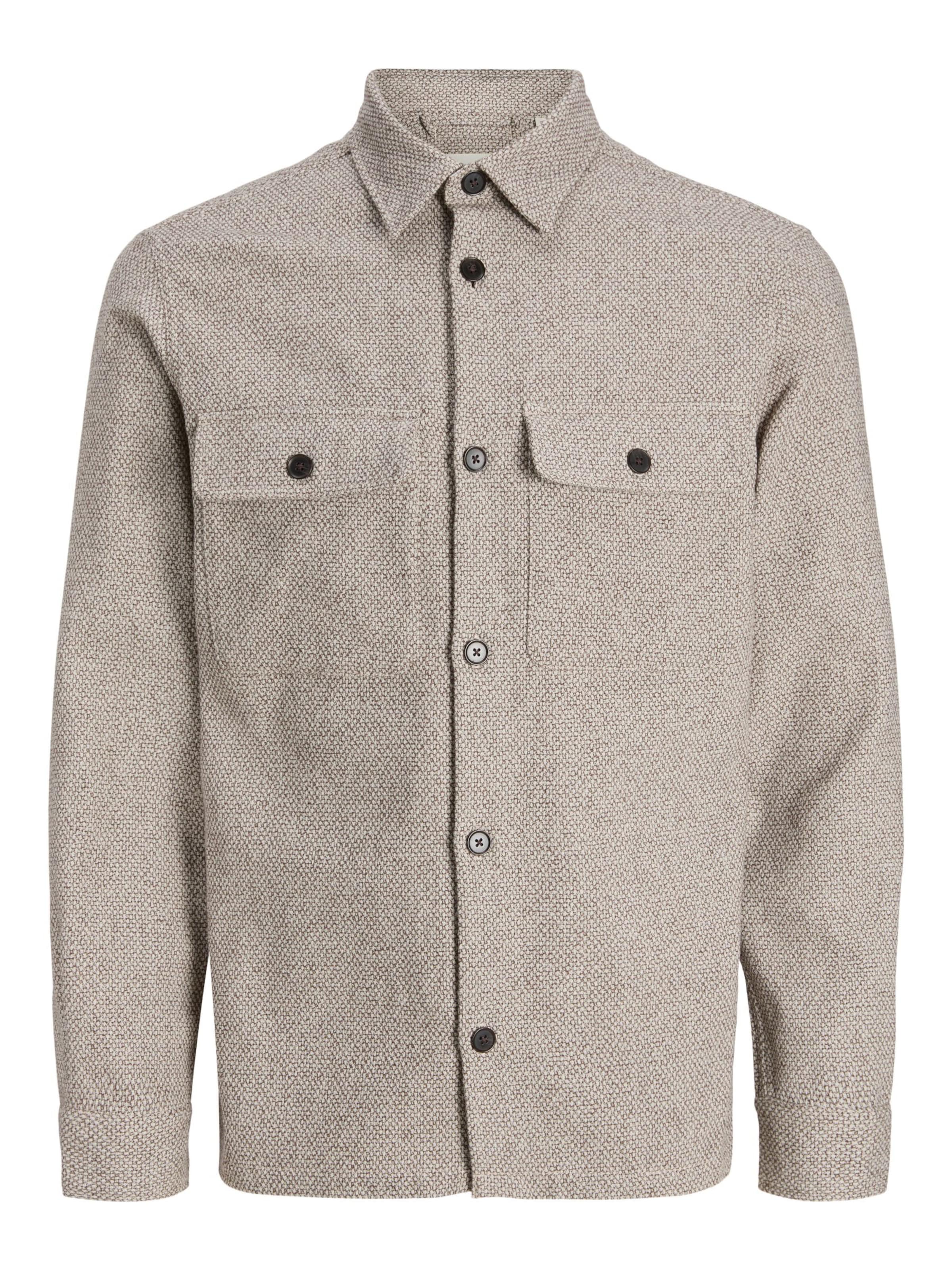Jack & Jones Junior - Ajuste regular Camisa en marrón: frente