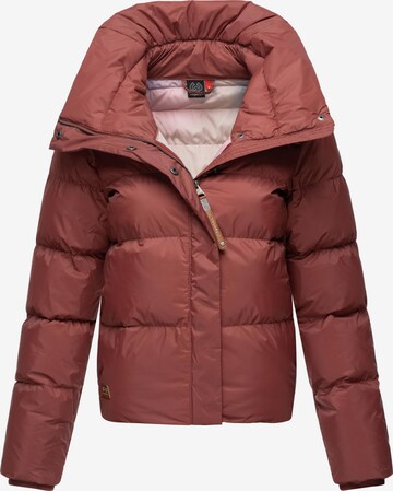 Veste d’hiver 'Lunis' Ragwear en rouge : devant