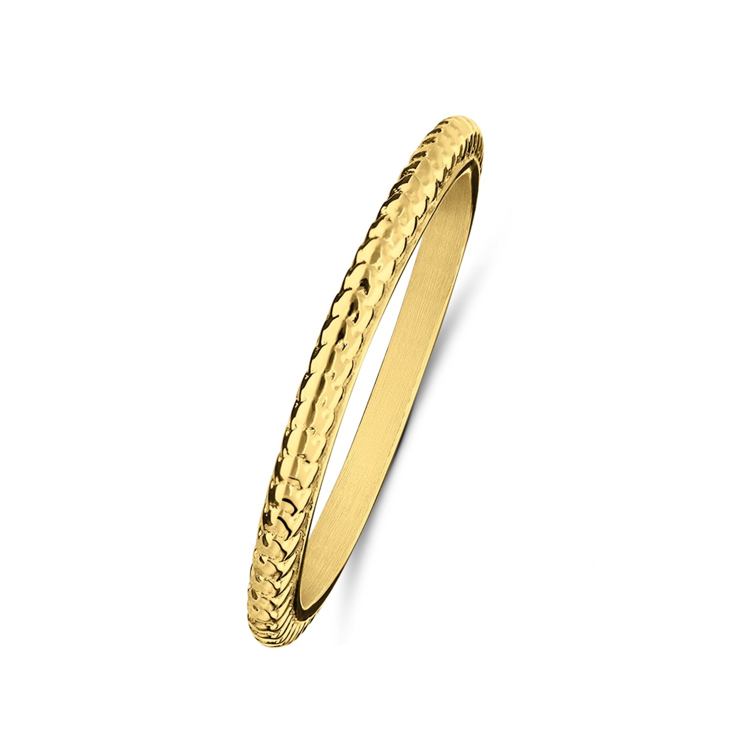 Lucardi Ring in Gold: front