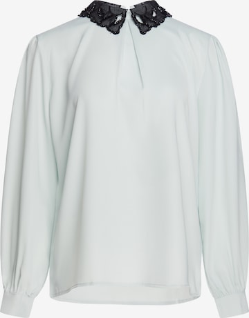 faina - Blusa 'GLOW' em verde: frente