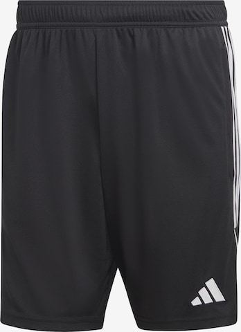 ADIDAS PERFORMANCE Regular Workout Pants 'Tiro 23' in Black: front