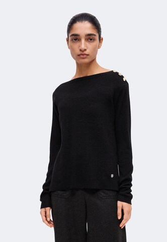Pull-over 'Ab44ela' ZABAIONE en noir : devant